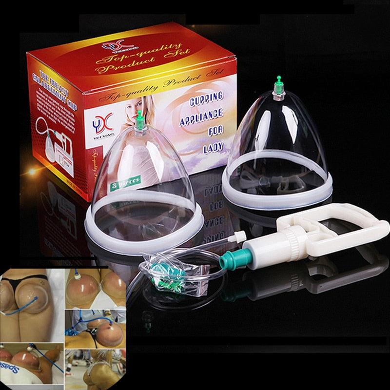 Vacuum Cupping Therapy Set for Chest Treatment