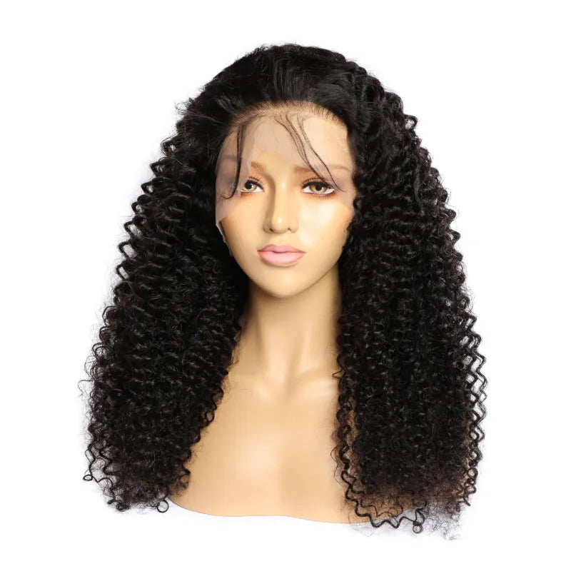 Curly Human Hair Wig – Lace Front | Natural Look & Heat Friendly