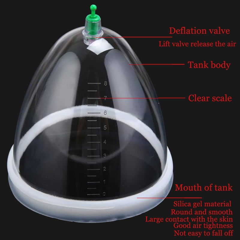 Vacuum Cupping Therapy Set for Chest Treatment
