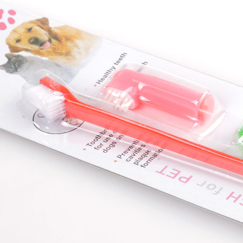 Pet Finger Toothbrush Set for Dogs and Cats