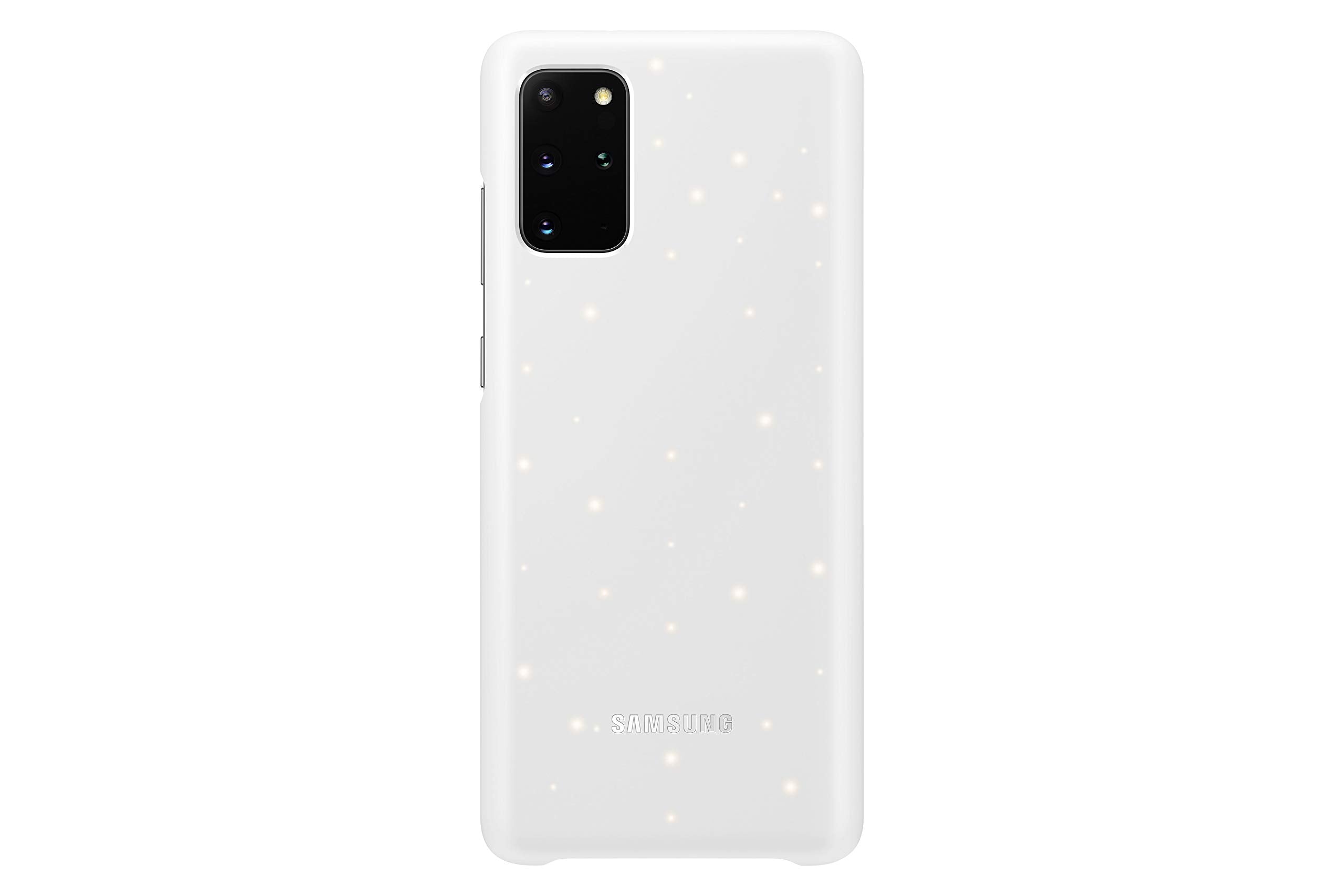 Samsung Galaxy S20+ Plus Case Protective Smart LED Back Cover - White (US Version with Warranty) (EF-KG985CWEGUS)