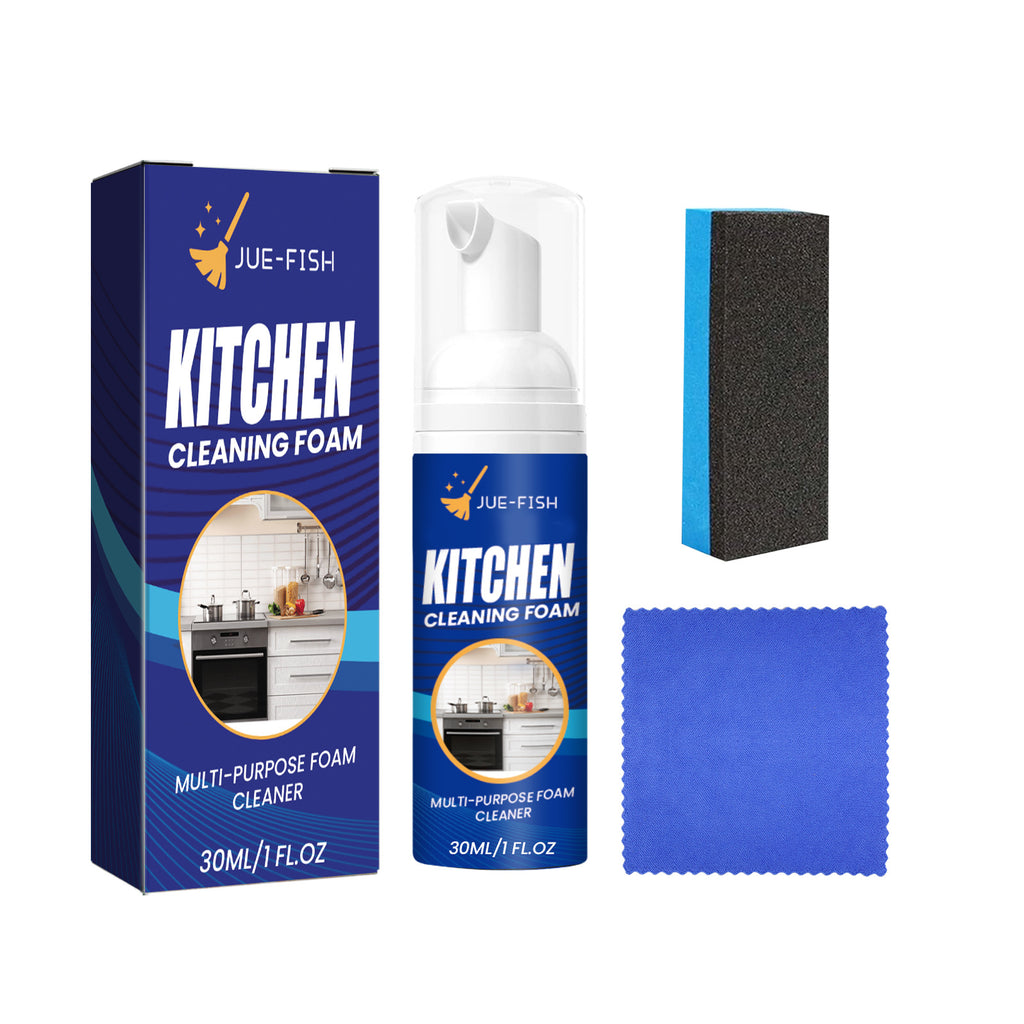 Jue-Fish Kitchen Foam Cleaner for Heavy Grease Stains