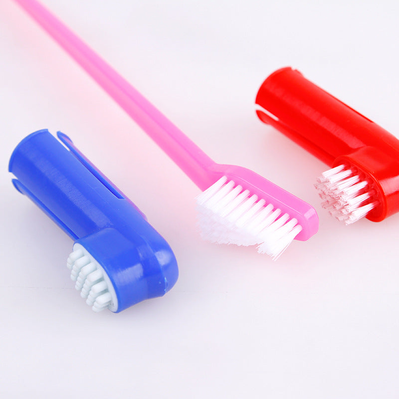 Pet Finger Toothbrush Set for Dogs and Cats