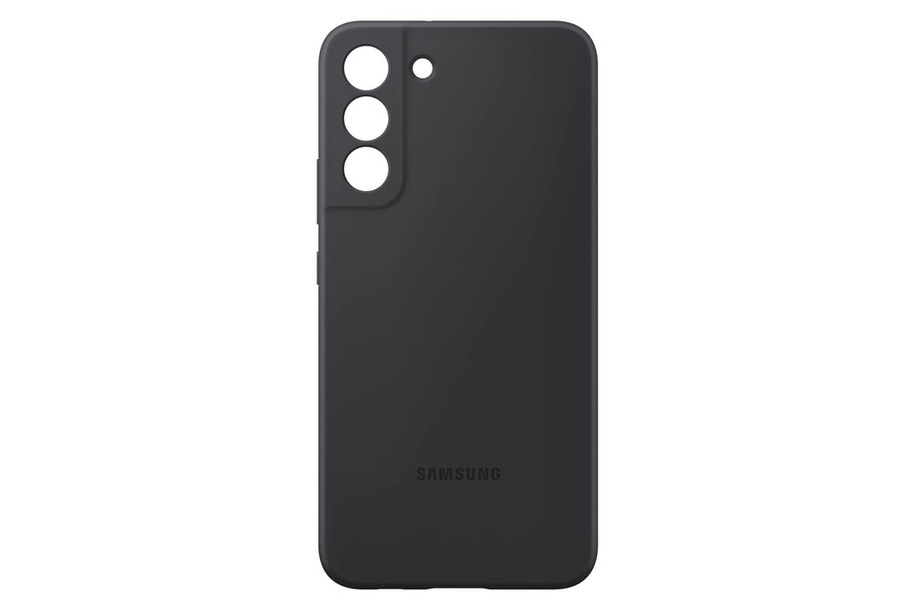 Samsung Electronics Galaxy S22+ Silicone Cover Protective Phone Case Soft Sleek Protection Slim Design Matte Finish US Version Black (EF-PS906TBEGUS)