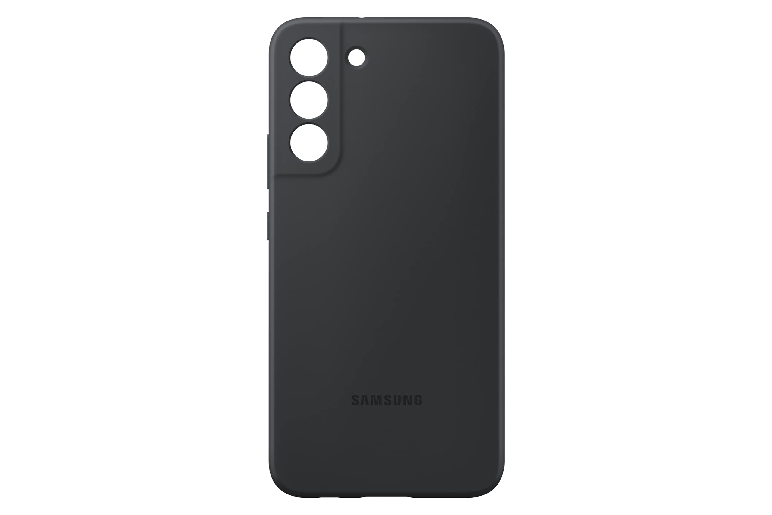 Samsung Electronics Galaxy S22+ Silicone Cover Protective Phone Case Soft Sleek Protection Slim Design Matte Finish US Version Black (EF-PS906TBEGUS)