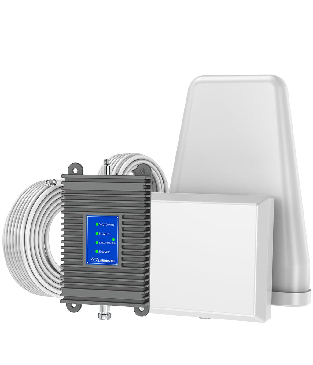 Cell Phone Booster for Home Coverage Up to 5500 Sq Ft Cell Phone Signal Booster for with Verizon AT&T T-Mobile & All U.S Carriers Cell Signal Booster for Home Boost 5G 4G LTE CDMA & GSM Signal